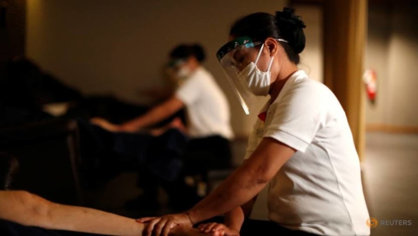 Thais head for movies and massage as COVID-19 lockdown eases Thais head for movies and massage as COVID-19 lockdown eases