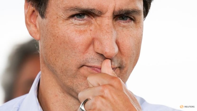 Canada's Trudeau, after gravel throwing, condemns rhetoric of right-wing leader Canada's Trudeau, after gravel throwing, condemns rhetoric of right-wing leader