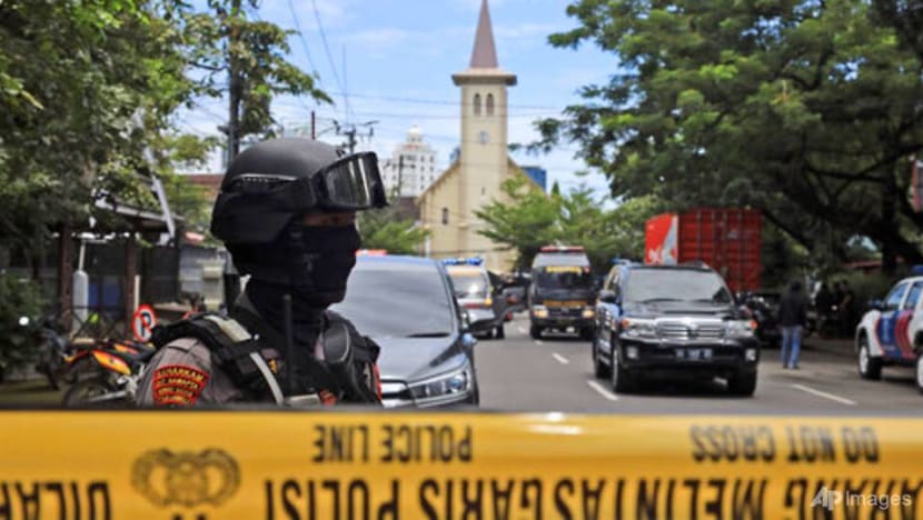About 20 injured after suspected suicide bombing at Indonesian church About 20 injured after suspected suicide bombing at Indonesian church