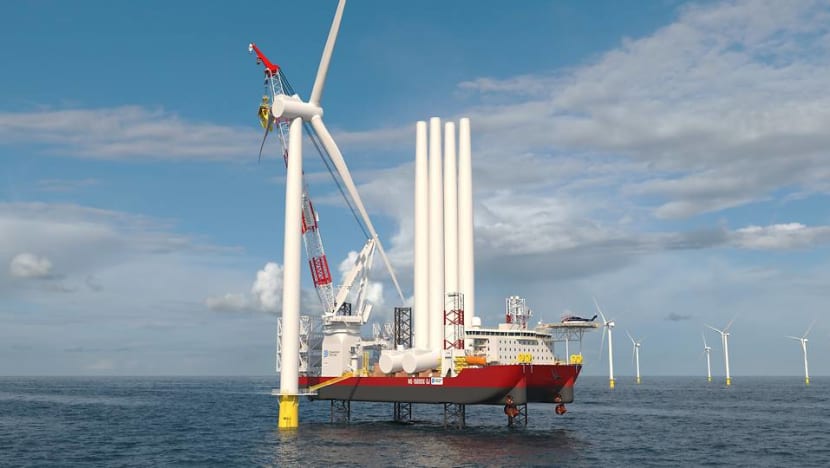 Keppel to build S$600m offshore wind turbine installation vessel in the US