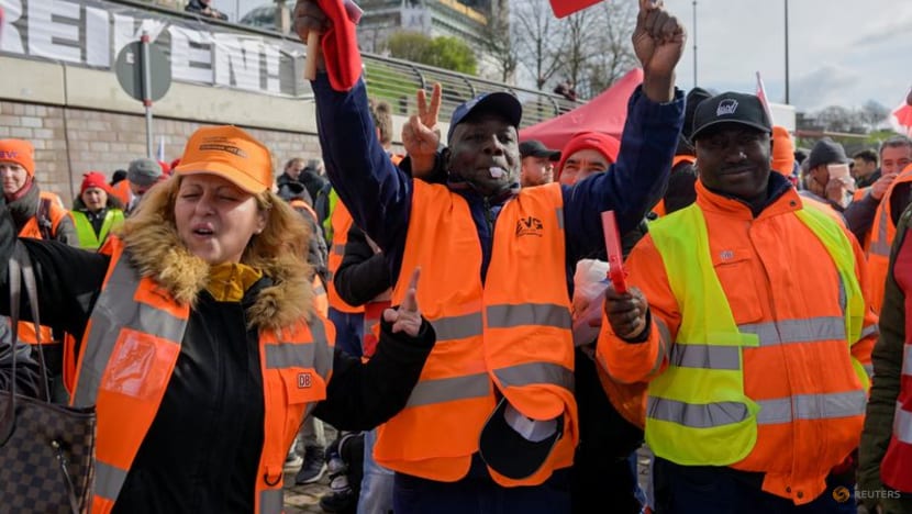 Largest strike in decades brings Germany to a standstill