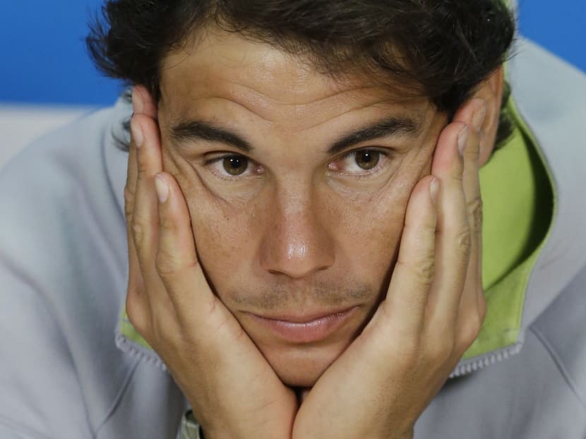 Spain's Rafael Nadal listens to a question during a press conference ahead of the Australian Open tennis championship in Melbourne, Australia, today (Jan 17). Photo: AP