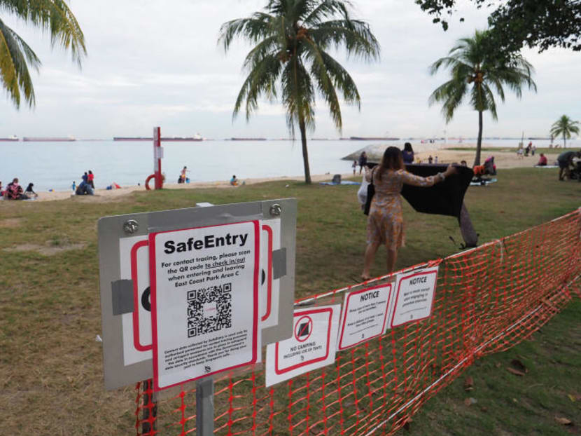 A total of 57 individuals have been fined S$300 each for breaking safety rules, including a group of 13 people who booked several barbeque pits at East Coast Park. A total of 57 individuals have been fined S$300 each for breaking safety rules, including a group of 13 people who booked several barbeque pits at East Coast Park.