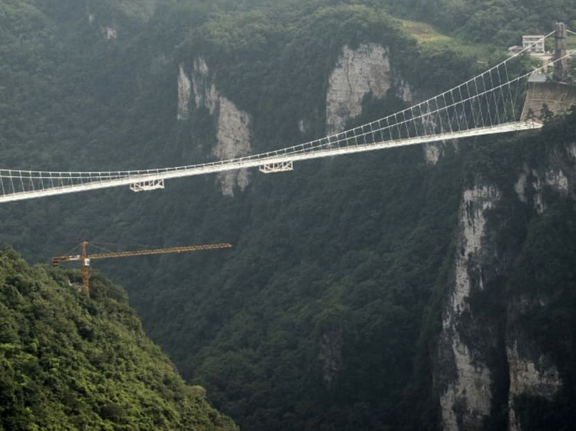 China Opens World S Longest Glass Bottom Bridge Today China Opens World S Longest Glass Bottom Bridge Today
