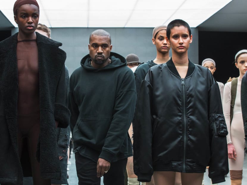 Gallery: With a celebrity front row, Kanye West rolls out Yeezy shoes
