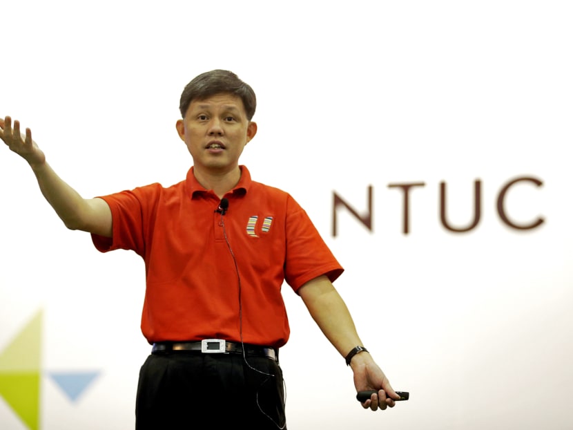 Mr Chan Chun Sing at NTUC National Delegates' Conference 2015 on 27 Oct, 2015. Photo: Wee Teck Hian/TODAY