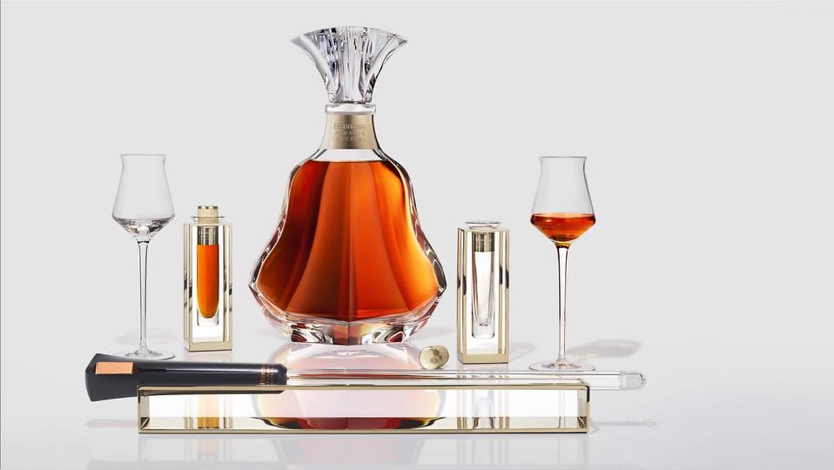 Hennessy Decanter & Louis Vuitton Trunk