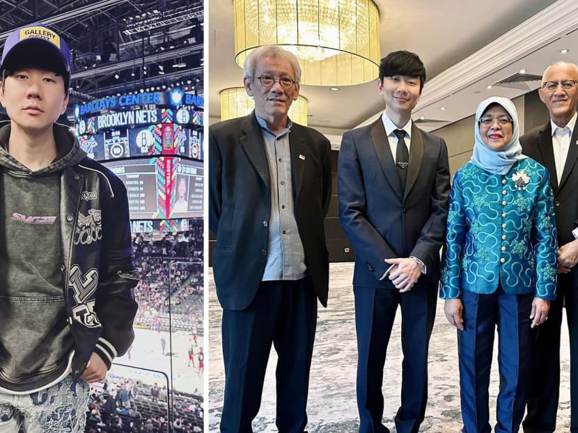 Fans swoon over JJ Lin when he suited up to meet President Halimah Yacob in London
