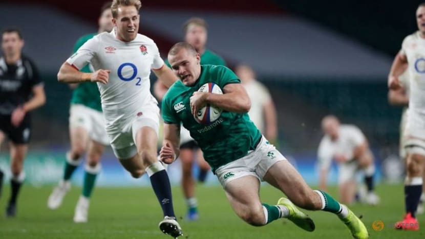 Rugby-Spectacular May try helps England see off Ireland Rugby-Spectacular May try helps England see off Ireland