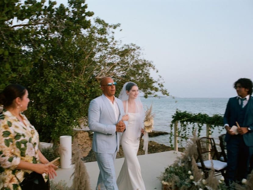 Vin Diesel walks Meadow, the late Paul Walker’s daughter down the aisle at her wedding 