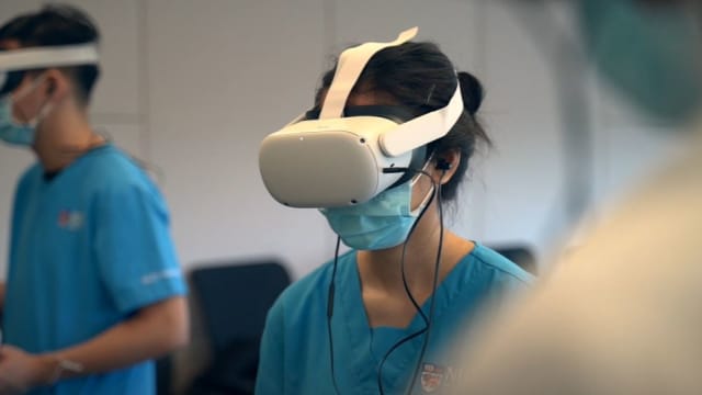 国大杨潞龄医学院开发虚拟实境游戏 助学生学习应对焦虑病人