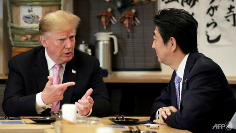 Japan PM Abe says determined to show world strong alliance with US Japan PM Abe says determined to show world strong alliance with US