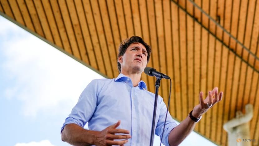 Canada's Trudeau, after gravel throwing, condemns rhetoric of right-wing leader Canada's Trudeau, after gravel throwing, condemns rhetoric of right-wing leader