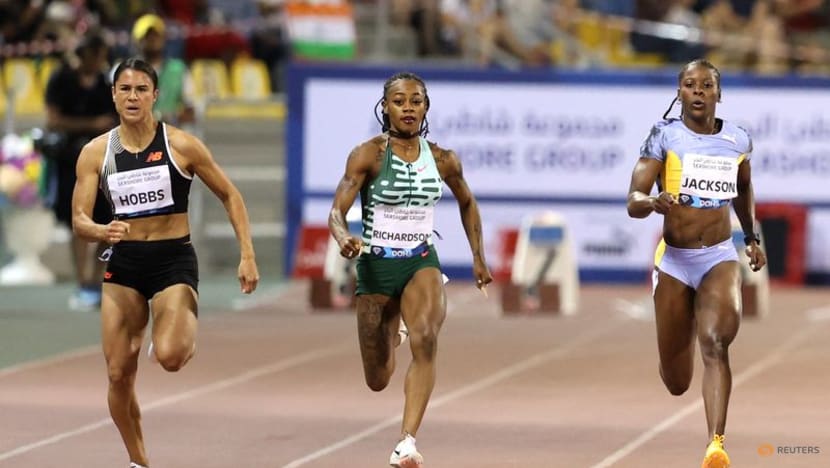 Richardson storms to 100m win in Diamond League, Kerley wins 200m