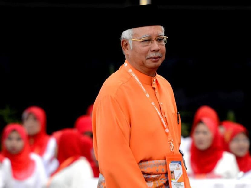 UMNO president Najib Razak seen here at the party's general assembly last November, has seen his support from party members drop drastically since then. Photo: The Malaysian Insider