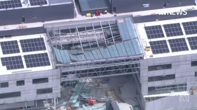 澳洲珀斯一所大学玻璃天花板坍塌 造成一人死亡