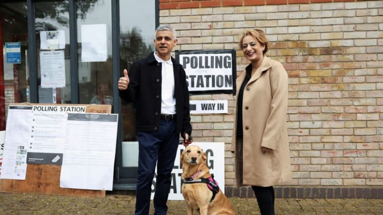 Sadiq Khan wins re-election as London mayor