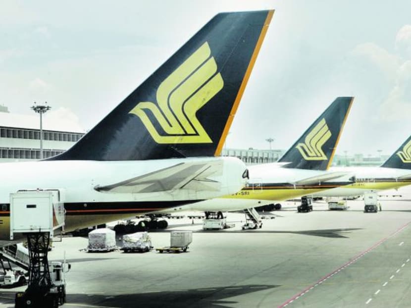 Singapore Airlines planes. TODAY file photo