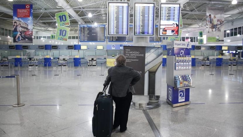 Migrants posing as volleyball team blocked by Greek police Migrants posing as volleyball team blocked by Greek police