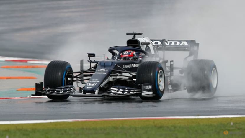 Gasly fastest in wet final practice in Turkey Gasly fastest in wet final practice in Turkey