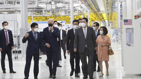 First stop Samsung: Biden touts South Korean role in securing global supply chains