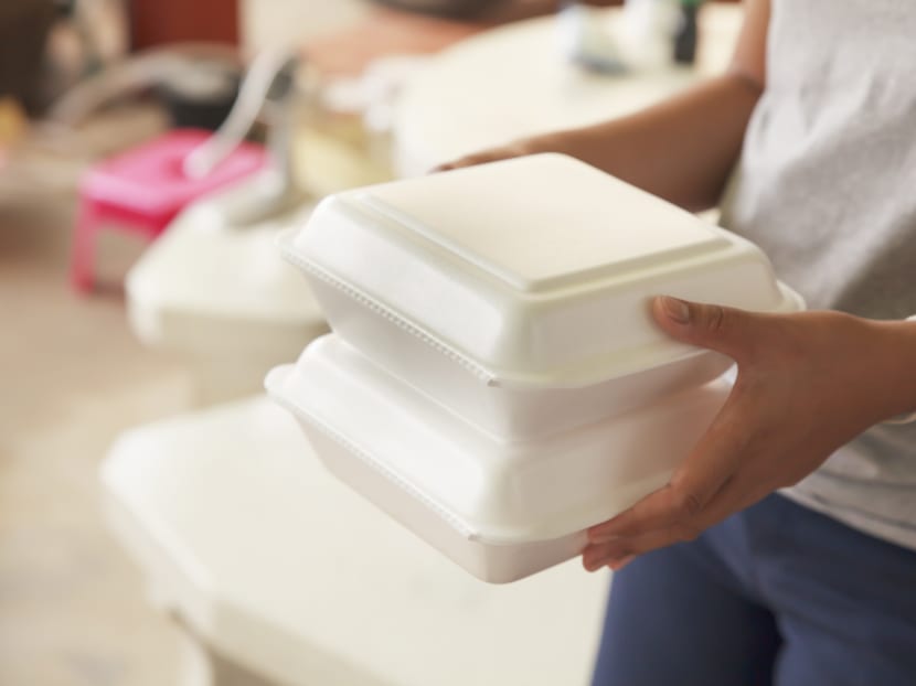 Use own containers for takeaways, instead of relying on plastic and styrofoam boxes Use own containers for takeaways, instead of relying on plastic and styrofoam boxes