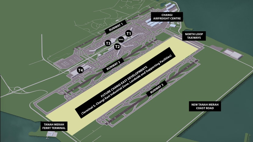 Changi Airport To Operate Using Runway 1 And Runway 3 From October 2020 Cna