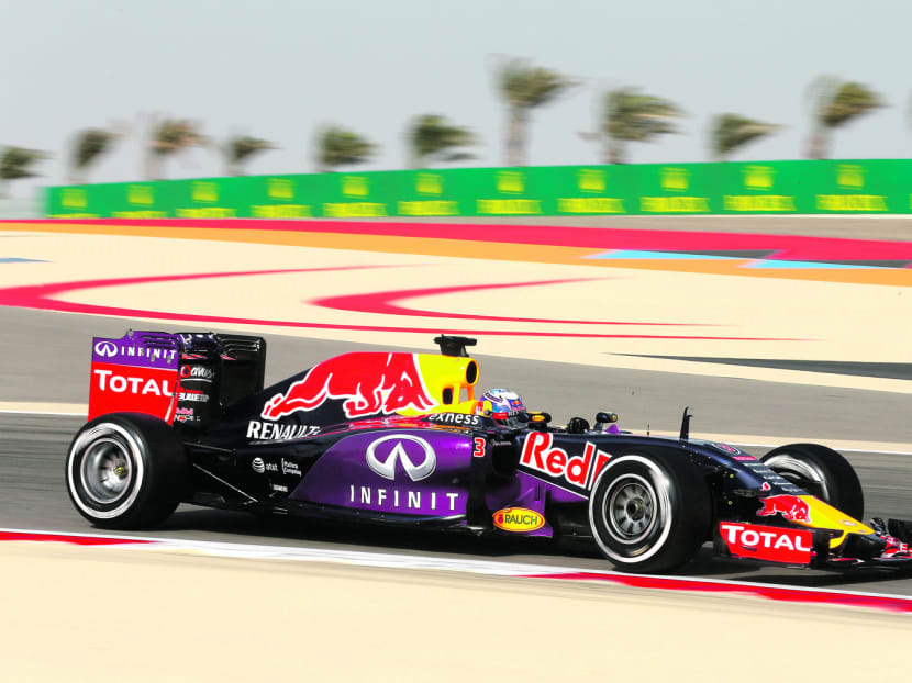 Daniel Ricciardo during the final practice on Saturday for the Bahrain Grand Prix. He qualified for the race in seventh position. PHOTO: GETTY IMAGES
