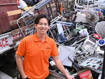 The millennial karung guni man who set up his own company to ‘make something of himself’
