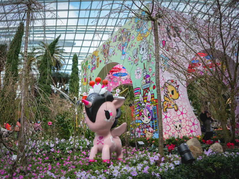 Tokidoki-Themed Sakura Display At Gardens By The Bay From Mar 5 — Free Entry For Orange & Blue CHAS Card Holders For A Limited Time