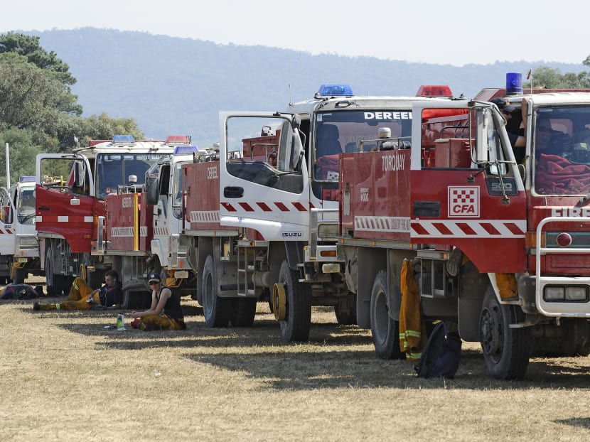 Australian wildfire strike teams. AFP file photo
