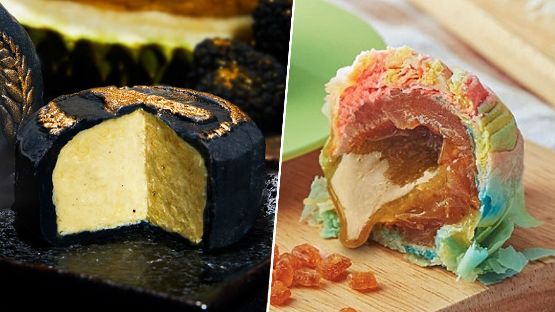 Rainbow Ondeh Ondeh, Black Truffle Durian And Roast Duck Mooncakes, Anyone? Rainbow Ondeh Ondeh, Black Truffle Durian And Roast Duck Mooncakes, Anyone?