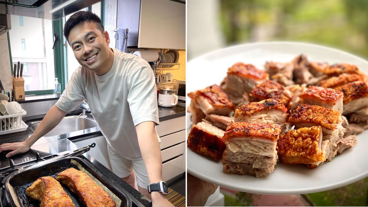 Spin instructor makes and sells roast pork belly from home, self-aware about irony