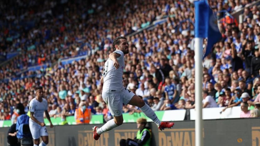 Football: Silva strike give Man City 1-0 win over Leicester Football: Silva strike give Man City 1-0 win over Leicester