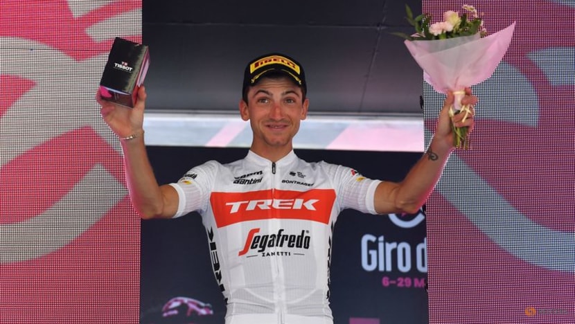 Ciccone takes Giro stage win, Carapaz crashes but retains lead
