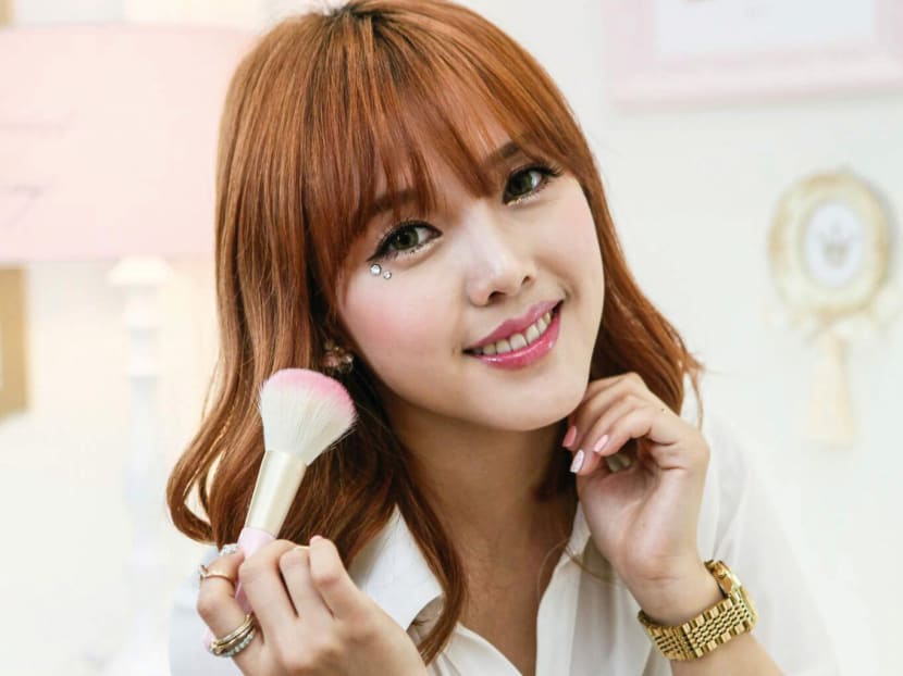 Ms Pony at the launch of Etude House’s new flagship store in Wisma Atria. Photo: Jason Ho