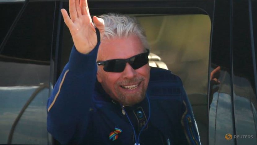 Virgin Galactic's Branson soars to space aboard rocket plane Virgin Galactic's Branson soars to space aboard rocket plane