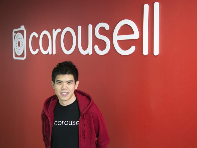 Carousell CEO Quek Siu Rui poses for a photo during an interview.