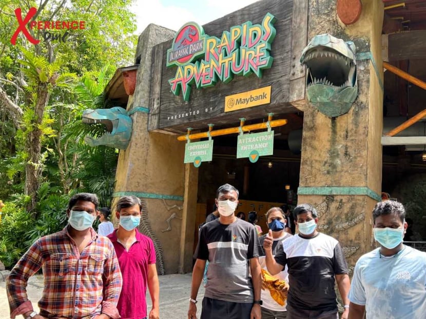 Tour agency Xperience DMC took 110 migrant workers to Universal Studios Singapore under the Alliance of Guest Workers Outreach on Dec 25, 2021 using donated SingapoRediscovers Vouchers.