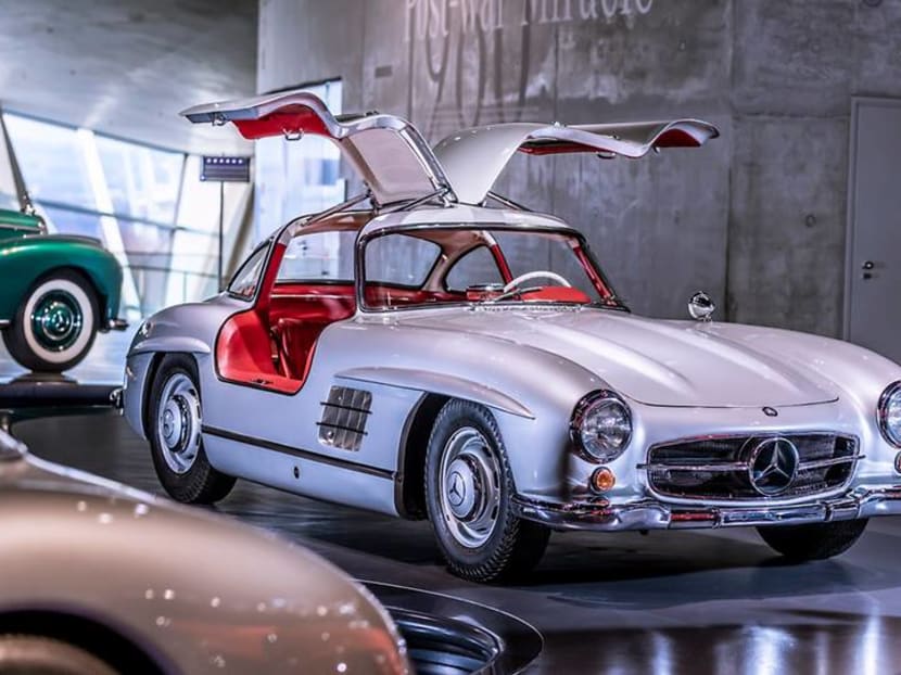 Catch a glimpse of Mercedes-Benz’s most famous cars in this drone video 
