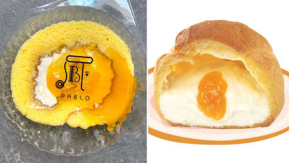 Pablo Cheese Tart Desserts Including Roll Cake Now Sold At 7-Eleven Singapore
