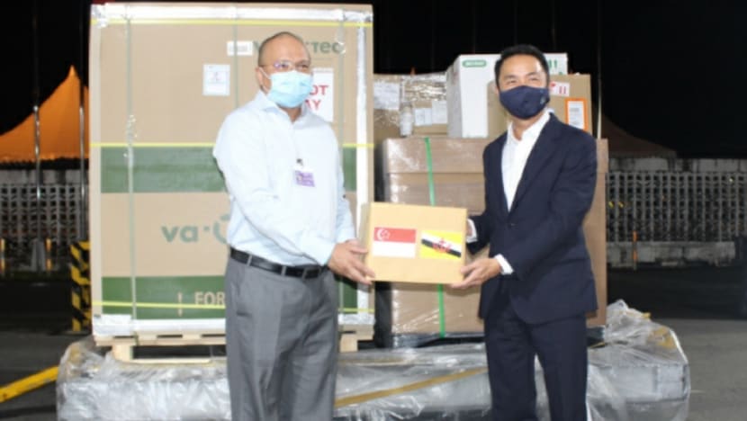 Singapore sends 100,000 doses of Moderna COVID-19 vaccine to Brunei