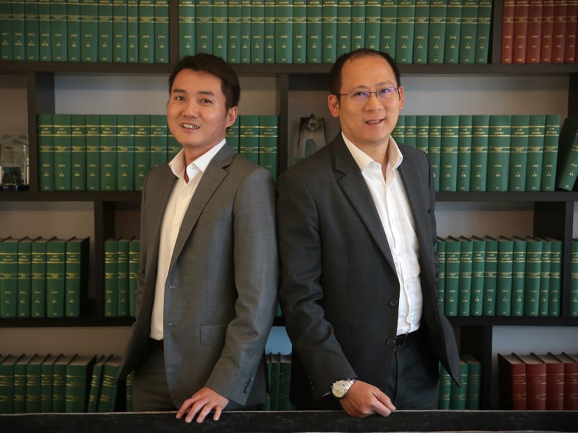 TSMP lawyers Melvin Chan (R) and Darren Tan. TSMP lawyers Melvin Chan (R) and Darren Tan.