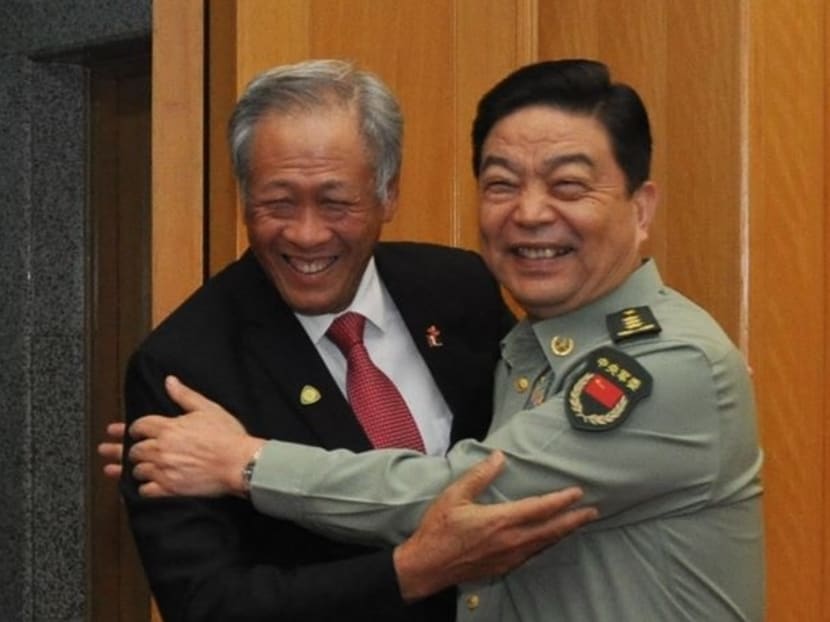 In a Facebook post on Friday, Dr Ng Eng Hen wrote that the two countries' armed forces could step up bilateral naval and army exercises as they explore "concrete and practical ways" to deepen defence relations.