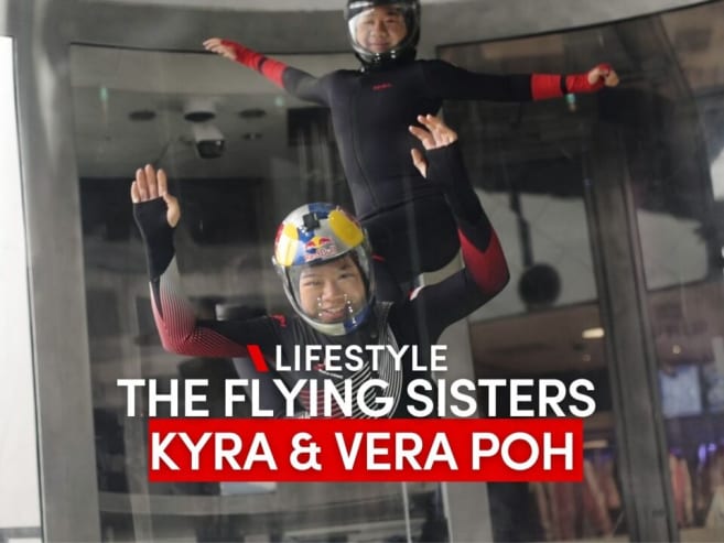 Singapore’s fabulous indoor skydiving sisters Kyra and Vera Poh | CNA Lifestyle