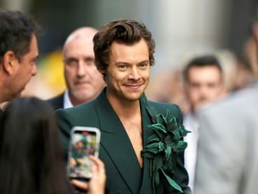 Harry Styles stokes sexuality debate with My Policeman premiere in Toronto