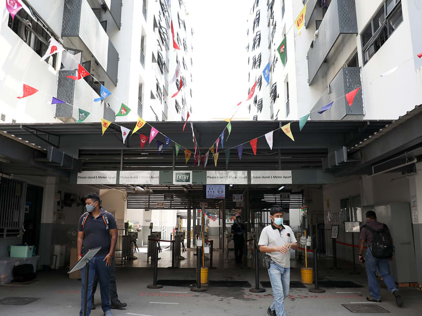 The Ministry of Manpower’s Assurance, Care and Engagement (ACE) group will now become a permanent division so as to ensure a firm government presence in migrant worker dormitories such as this one photographed here on Sept 9, 2021.