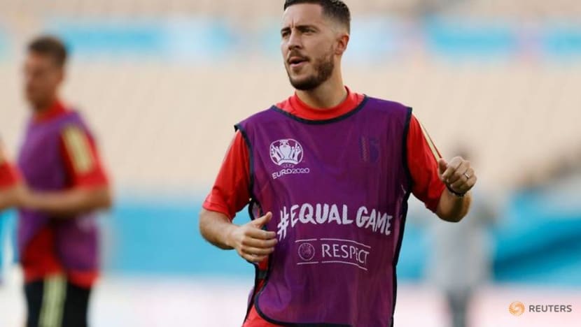 Soccer-Belgium turn to Eden Hazard, Portugal make two changes Soccer-Belgium turn to Eden Hazard, Portugal make two changes