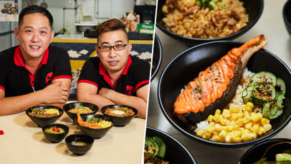 Comforting Japanese Rice Bowls From $5.80 By Ex-Sushi Tei Sous Chef & Captain Turned Hawkers
