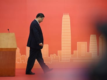 Chinese leader Xi says Hong Kong 'reborn of fire' as visit to city begins
